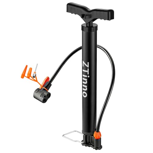 ZTinno Floor Bike Pump Portable, Classic Bicycle Pump, Portable Bike