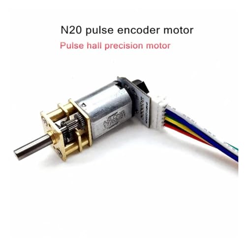 Moteur de codeur d'impulsions GB12-N20B 6V 500 tr/min de précision - 4