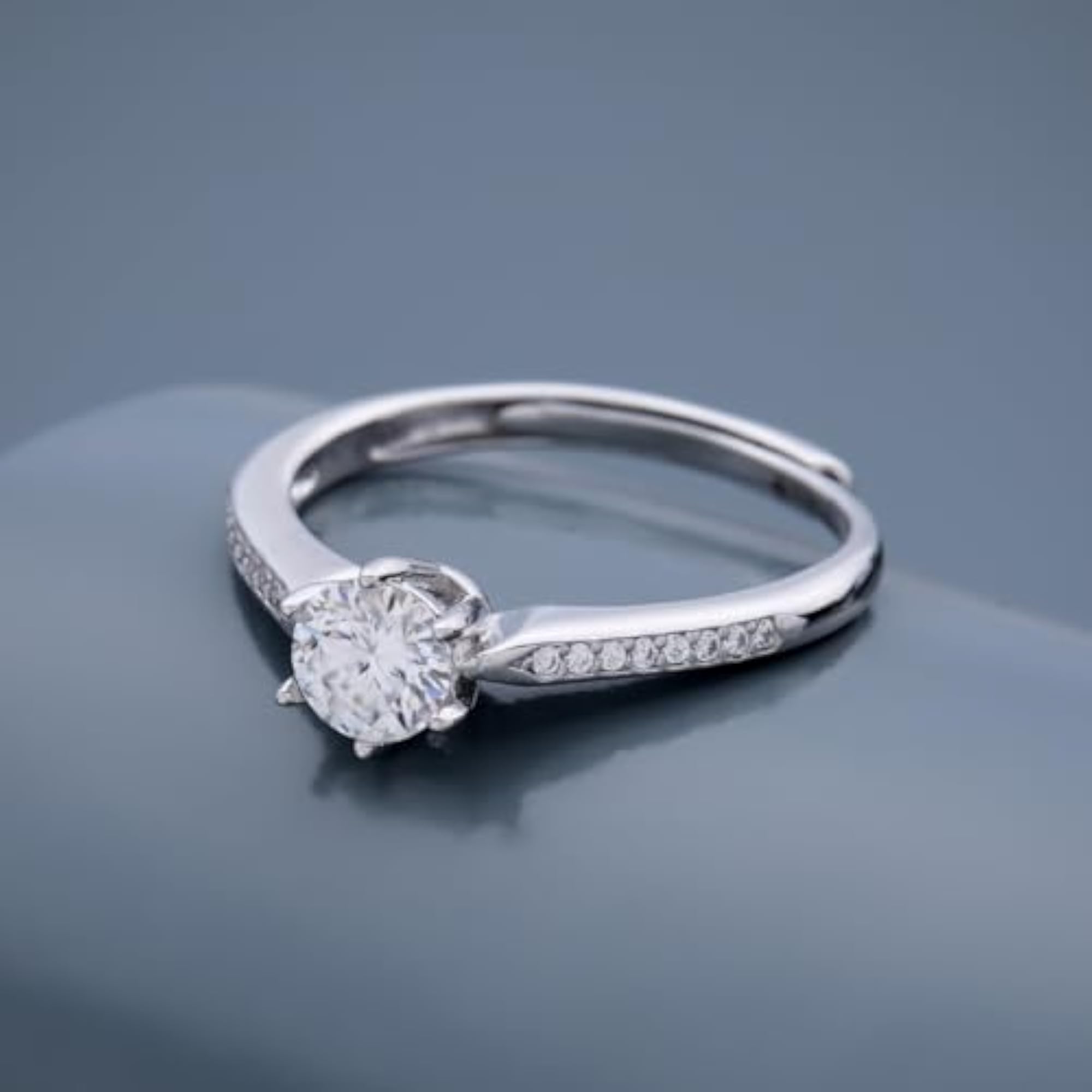 Women's 92.5 Silver Adjustable Finger Ring, Casual & Special Occasion