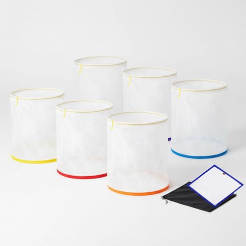 5 Stück 5 Gallonen Mesh Bubble Bags, Bubble Bag Hash Sieb für Sustainable Filtration of Herbal Extracts, Presssieb und Aufbewahrungsbeutel Kit für Kräuterextraktion und Produktion(25 to 220-Mikron)