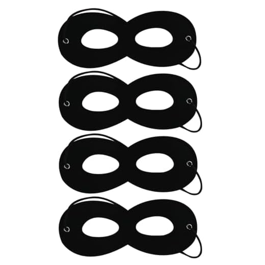 Máscara de Ojos de 4 Piezas, máscara de máscara de Ojos de Fieltro Accesorios de Disfraz Mascara Negra Halloween Mascara Carnaval, Cosplay Máscaras Halloween Mascarada Carnaval Halloween Cosplay
