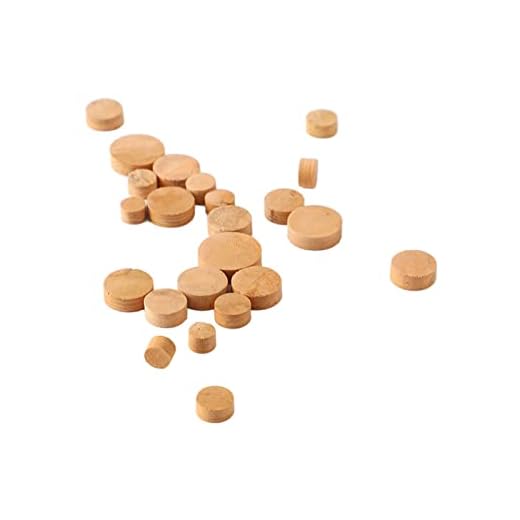 Juego de 23 Almohadillas de Repuesto para Oboe, Accesorios para Oboe, Piezas de Reparación de Viento de Madera de Corcho con Orificio de Sonido, Almohadillas de Instrumento de