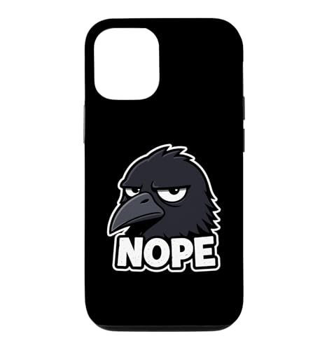 Cool Crow Nope �O���t�B�b�N �X�}�z�P�[�X iPhone 12/12 Pro �p
