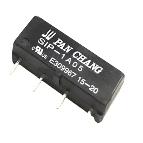 Relé de lengüeta SIP-1A05 miniatura de 4 pines y 5V para circuito impreso
