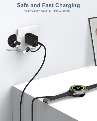 Image of 3.3FT for Samsung Galaxy Watch Charger, Android Wireless Fast Charging Cord