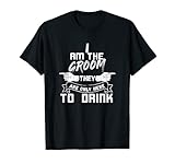 Mens I am the groom matching set triple 1/3 Funny Bachelor Party T-Shirt