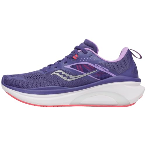 Saucony Women's Omni 22 Sneaker, Marine/Crocu, 5.5