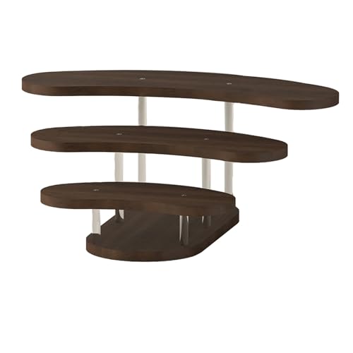 LIKANGLONGJU Expositor Curvo de Tres Capas para Perfumes,...