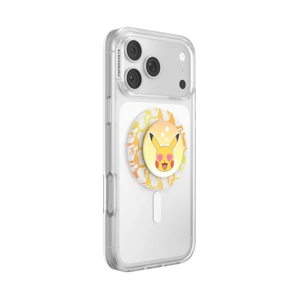 Image of PopSockets Phone Grip for MagSafe, Magnetic Holder- Love Ya Pikachu