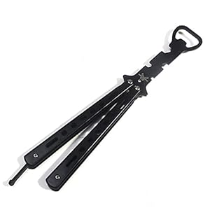 QOTSTEOS Vlinders flesopener, vlinderkurkentrekker, flesopener, vlindermes, stijltrainer, multifunctionele flesopener, voor kroonkurken, kroonkurk, bar, party