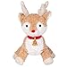 OHKIDS Red Nose Reindeer Stuffed Animal, 12.6 Inch Deer Fawn Plush Toy, Toddlers Small Baby Deer Animal Plushie, Christmas Party Soft Toy, Gift for Kids Boys Girls, Age 3+