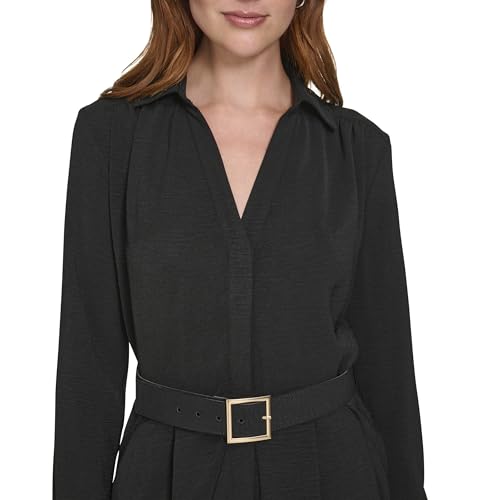 Mono falda Calvin Klein: el look de manga larga ideal para tu oficina y salidas casuales 5