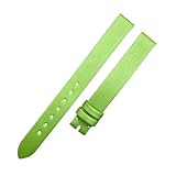PNESHGTT Kompatibel mit PIAGET POSSESSION UHRENARMBAND 14 mm SEIDENBAND(GREEN,11mm)