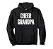 Cheer Grandpa Cheerleading Matching Grandparents Black Pullover Hoodie