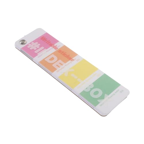 HOMSFOU Selbstklebende Registerreiter Für Bücher Ordner Notizen Kompakte Buchreiter Zum Aufkleben Farbige Haftfähnchen Für Lesen Tagebücher Kataloge Archivierung