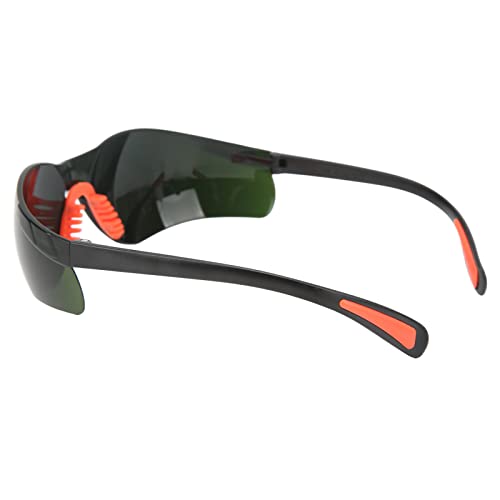 Welding Goggles, Anti-Scratch UV Protection IR Shade 5.0, Safety Glasses Wrap-Around Lens PC Frame Nylon Material for Welding Soldering Cutting Grinding Professionals
