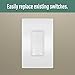 Legrand Radiant WNRL10WH Smart Switch with Netatmo, Compatible with Alexa, Google Assistant & Apple HomeKit, White (1 Count)