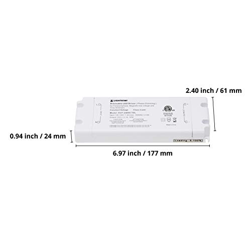 Lightkiwi Q8114 Hardwire Kit, Direct Wire For 24Vdc Led Under Cabinet Lighting - 50 Watt #TOP6