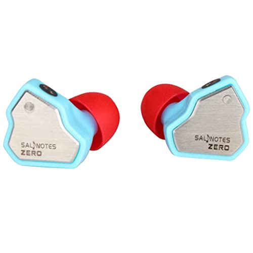 Image of Concept Kart 7Hz Salnotes Zero Wired Iem Earphone, 10Mm Dynamic Driver|Metal Composite Diaphragm|Noise Isolation|In Ear Monitor Earbuds With Detachable Ofc Cable (Blue, 3.5Mm With Mic)