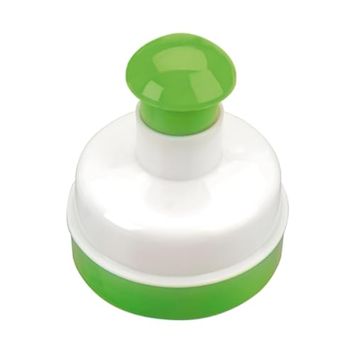 IBILI Clasica Hamburger Maker Set Round, White/Green, 11 x 11 x 10 cm