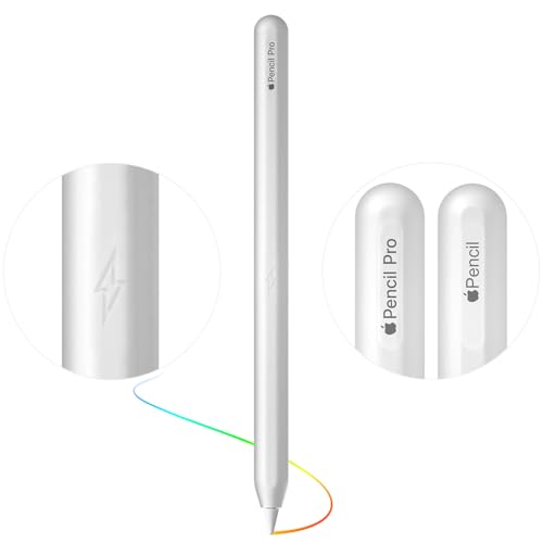 Ultra Thin Protective Pencil Cover for Apple Pencil Pro &Apple Pencil 2nd Gen Silicone Case Sleeve Compatible with Apple Pencil Pro (Transparent)