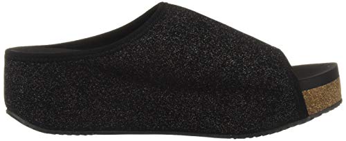 Volatile Women's Wedge Slip On Sandal, Black, 8 #TOP5