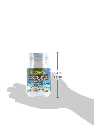 Garden Greens Coconut Oil, Pure Extra Virgin, Rich In Mcts, 32 Servings #TOP2