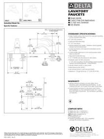 Miniatura 3 de DELTA FAUCET 525LF-MPU - Grifo de baño clásico de un solo mango, cromado, 4.88 x 6.50 x 5.00 pulgadas