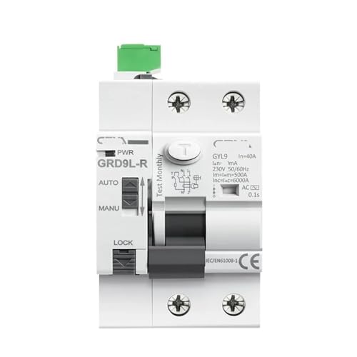 Dispositif de réenclenchement automatique disjoncteur télécommande GRD9L-R 2P 63A 300mA