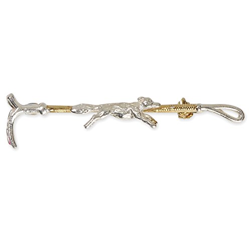 Shires GOLD/SILVER PLATED STOCK PIN TIE BADGE