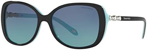 Tiffany & Co. TF4121B Sunglasses Black Blue w/Blue Gradient Lens 55mm 80559S TF4121-B Tiffany&Co. TF 4121B TF 4121-B, Large