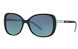 Tiffany & Co. TF4121B Sunglasses Black Blue w/Blue Gradient Lens 55mm 80559S TF4121-B Tiffany&Co. TF...