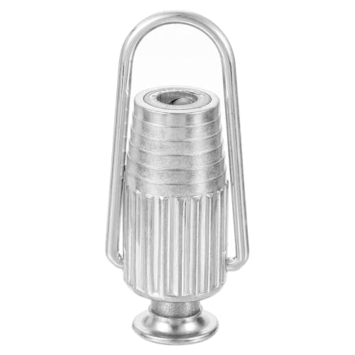 sourcing map Clothesline Tightener, Aluminum Alloy Clothes Line Tensioners, Clothes Drying Line Tight Tool for Pulleys and Fixed Clothes Line Home, Silver