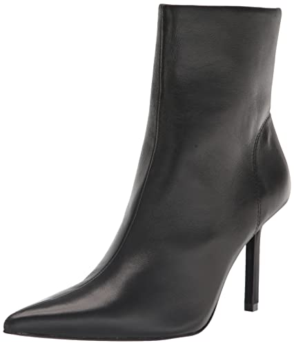 Steve Madden Women's Elysia Fashion Boot, Black Leather, 6.5 #TOP25