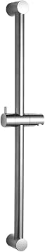 OFFO Shower Riser Rail, 62cm Segmented Wall Mounted Shower Rail Adjustable Distance 28 to 61cm with Handheld Shower Head Holder Replacement, Chrome