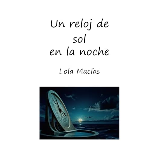 Un reloj de sol en la noche