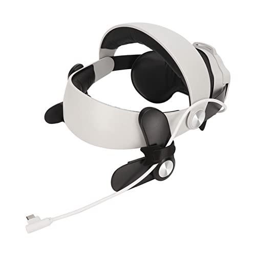 Image of VR Head Strap Accessories for Quest 2, Replacement for Elite Strap and Adjustable Headband Providing Enhanced Support and Comfort in VR (MQ2 Battery Type)