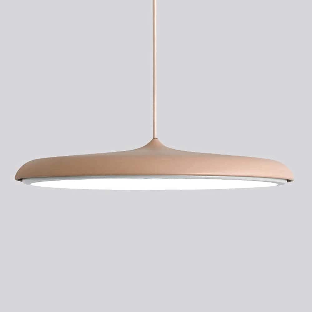 Daoke Chandelier, Modern Simple Light Ceiling Lighting Fixtures Three Tone Color LED Pendant Light, Ceiling Light for Dining Room and Living Room (Color : Gold, Size : 25cm)