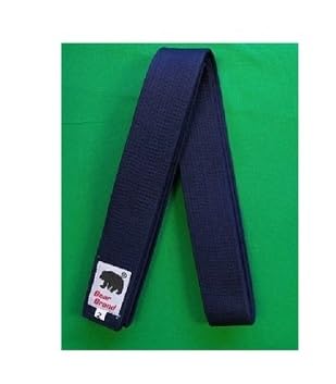 Deluxe Pro Bear Midnite Blue Martial Arts Belt 2? Wide - Size 8 - Approx 136? Long