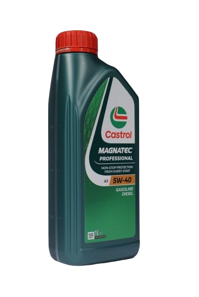 Olio Motore Castrol Magnatec A3 5W-40 Professional, Compatibile Benzina e Diesel 4x1lt.