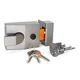 Serrures de porte durables de haute qualité avec clés pour portes intérieures et extérieures. Nos verrous de nuit sont fabriqués à partir d'un métal de haute qualité avec des finitions conçues pour durer pour une serrure de porte fiable de haute sécurité.