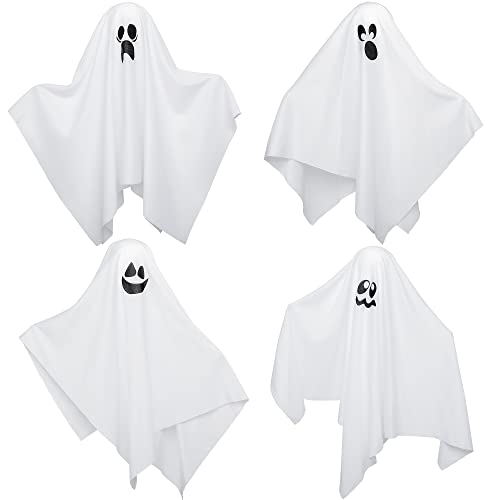 Joyin 4 Pcs 19” Halloween White Ghost, Cute Flying Ghost For Front Yard Patio Lawn Garden Party Décor And Holiday Decorations #TOP15