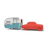 Fred HAPPY CAMPER - Car Eraser + Camper Pencil Sharpener