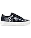 KARL LAGERFELD Paris Women's Sneaker,Dark Navy/Black,7.5