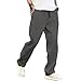 SOOUICKER Chino Hose Herren Regular Fit mit Gummibund Freizeithose Herren Lang Leicht Stoffhose Sommer Weites Bein Jogginghose Baggy Modern Sporthose mit Taschen