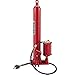 VEVOR Hydraulic/Pneumatic Long Ram Jack, 8 Tons/17363 lbs Capacity, with Single Piston Pump and Clevis Base, Manual Cherry Picker w/Handle, for Garage/Shop Cranes, Engine Lift Hoist, Red