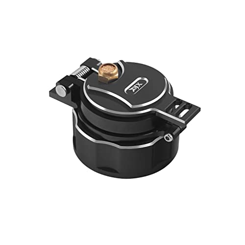Djx Cnc T2 Quick Fuel Gas Tank Cap For Hpi Baja 5B 5Sc Km Ss Losi 1/5 Rc Car (Black) #TOP6