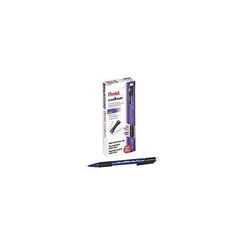 Pentel Champ Mechanical Pencil, 0.7Mm, Blue Barrel, 12-Count (Al17C) #TOP1