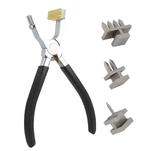 Pince perforatrice robuste pour cuir avec tête de forage de précision
