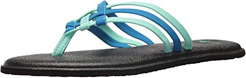 Image of Sanuk Women's Yoga Salty | Flip Flops for Women | Yoga Sandals For Women | Memory Foam Footbed